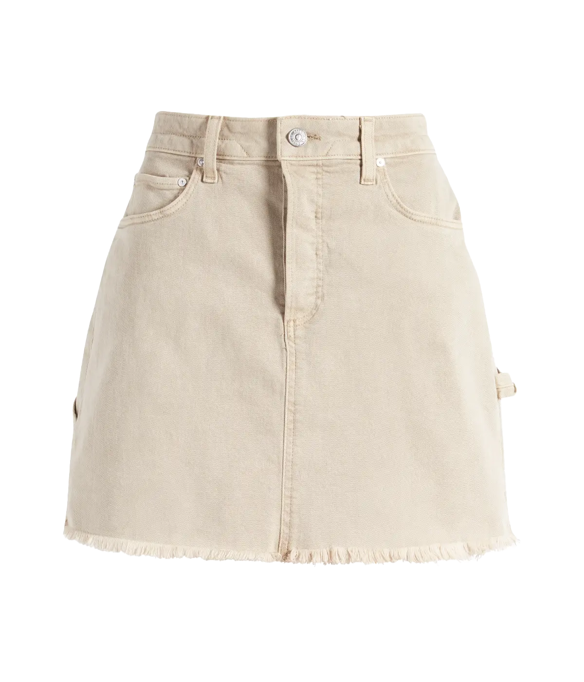 Jessie Denim Skirt in Vintage Soft Sand