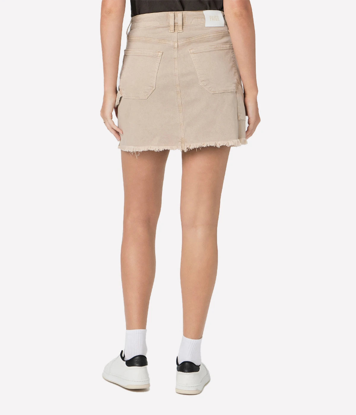 Jessie Denim Skirt in Vintage Soft Sand