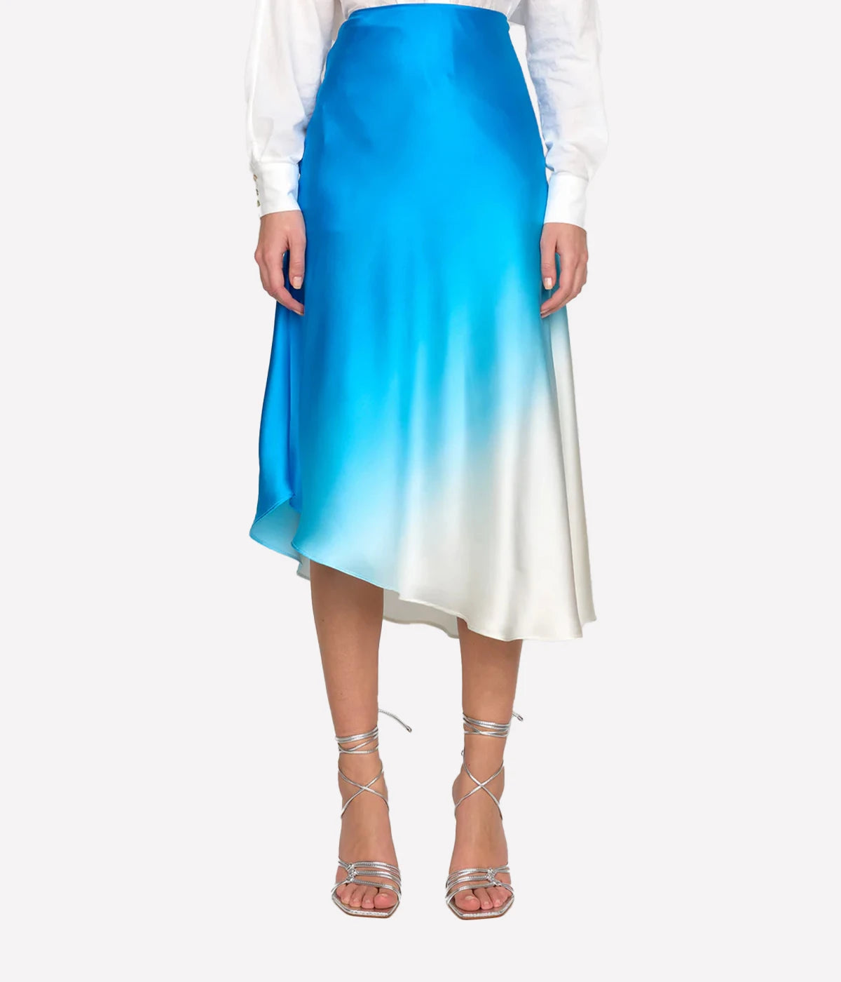 *FINAL SALE* Josie Skirt in Blue Dip Dye