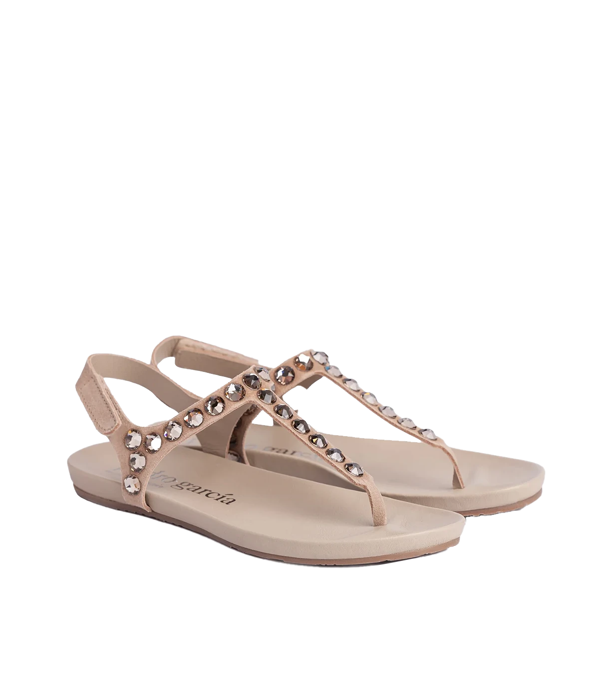 Judith Flat Sandal in Seasalt