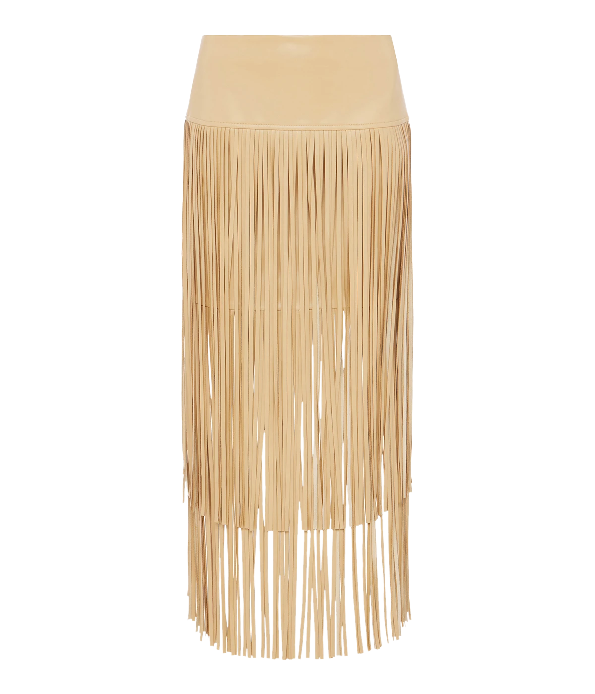 *FINAL SALE* Karolina Fringe Skirt in Croissant