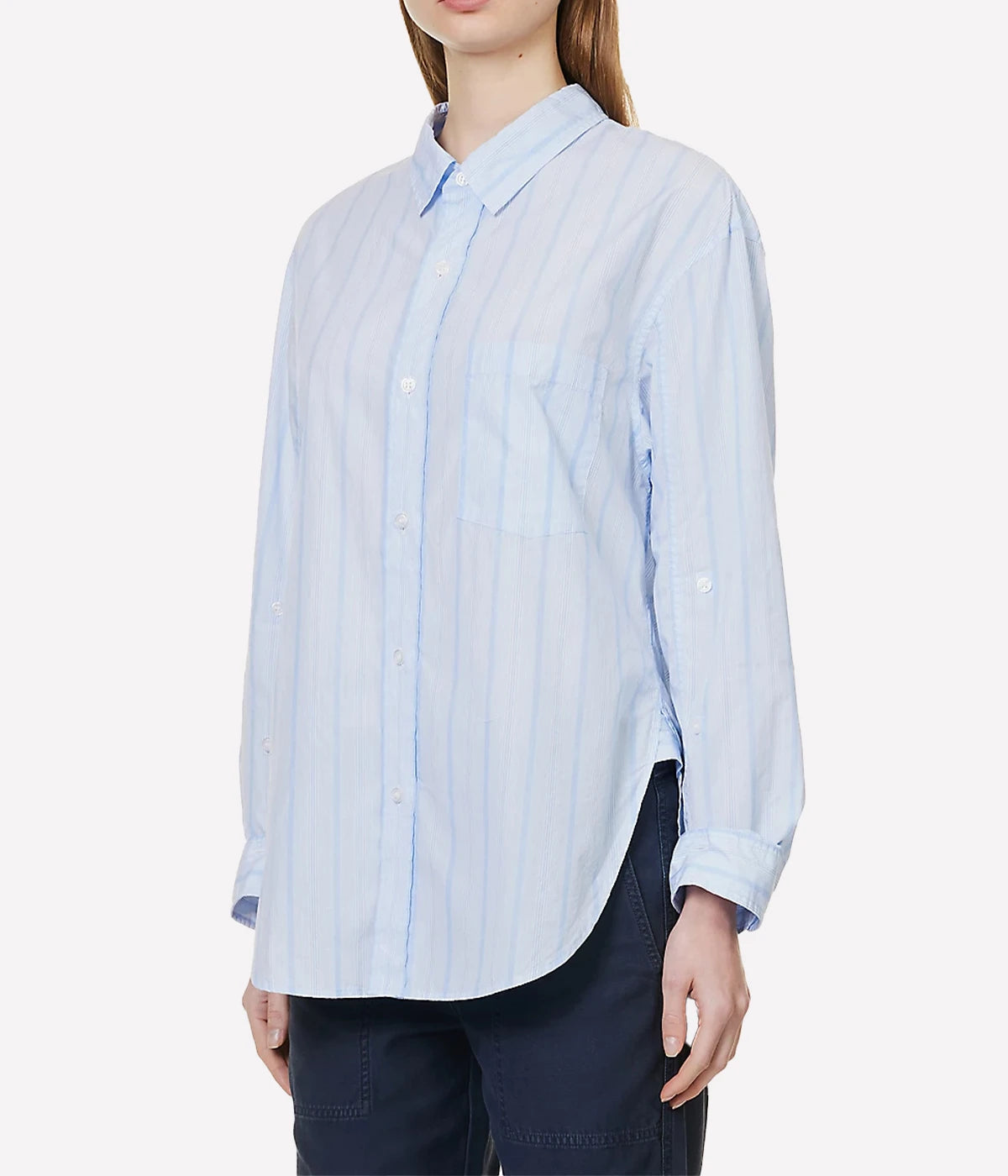 Kayla Shirt in Sky Stripe