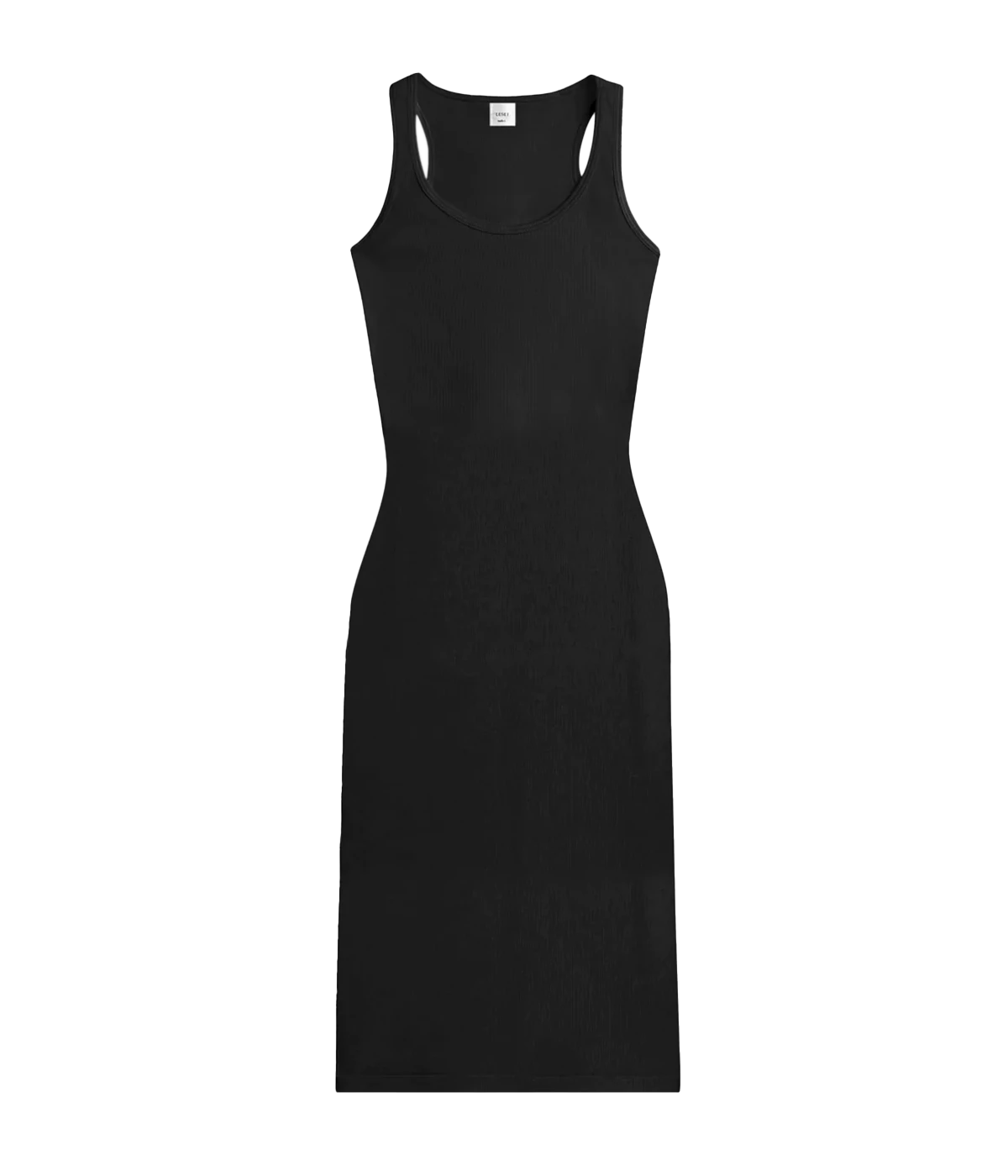 Kelly Racerback Midi Dress in Black