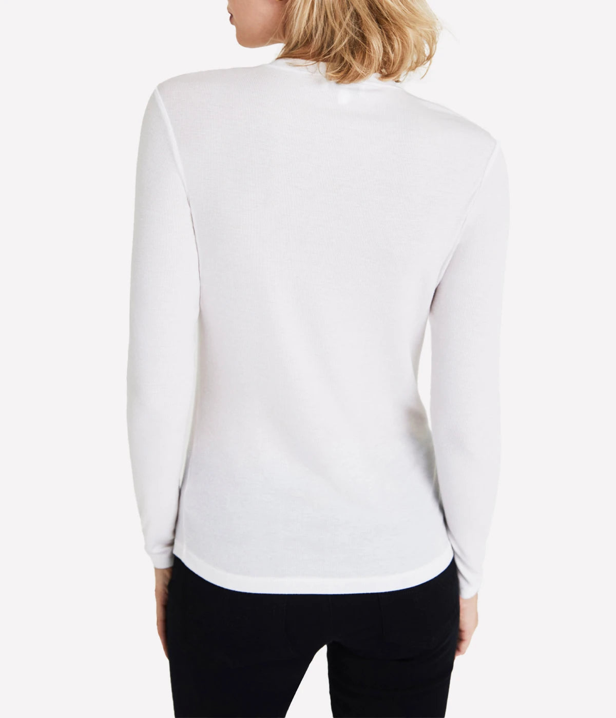 LB Long Sleeve Top in True White