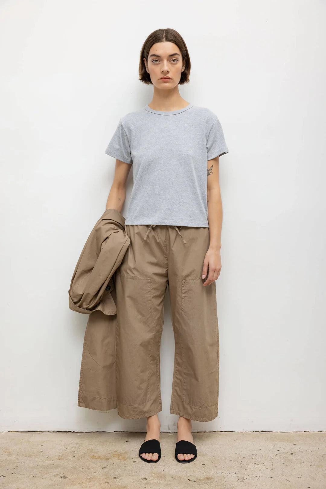 The Margo Tee in Heather Grey