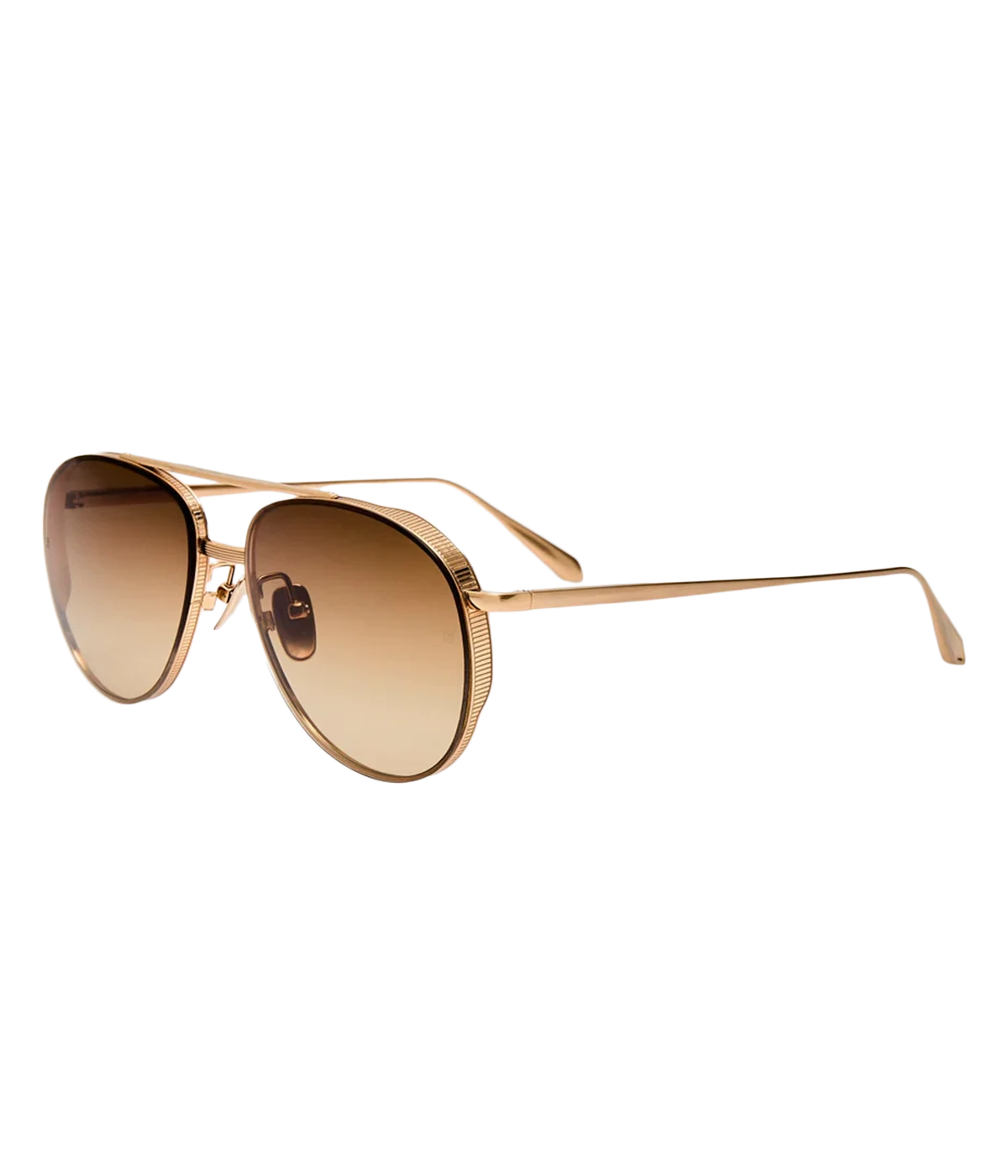 Meret Sunglass in CHAMPAGNE/ BROWN GRAD