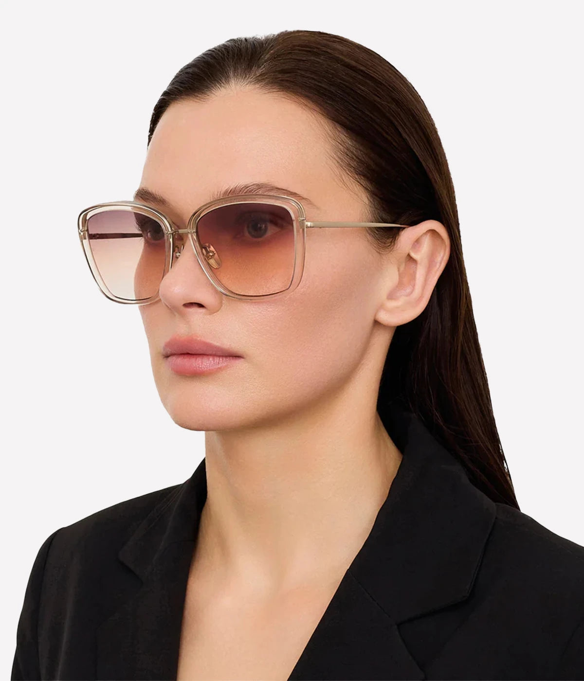 Anais Sunglass in LIGHT GOLD/ ASH GRAD