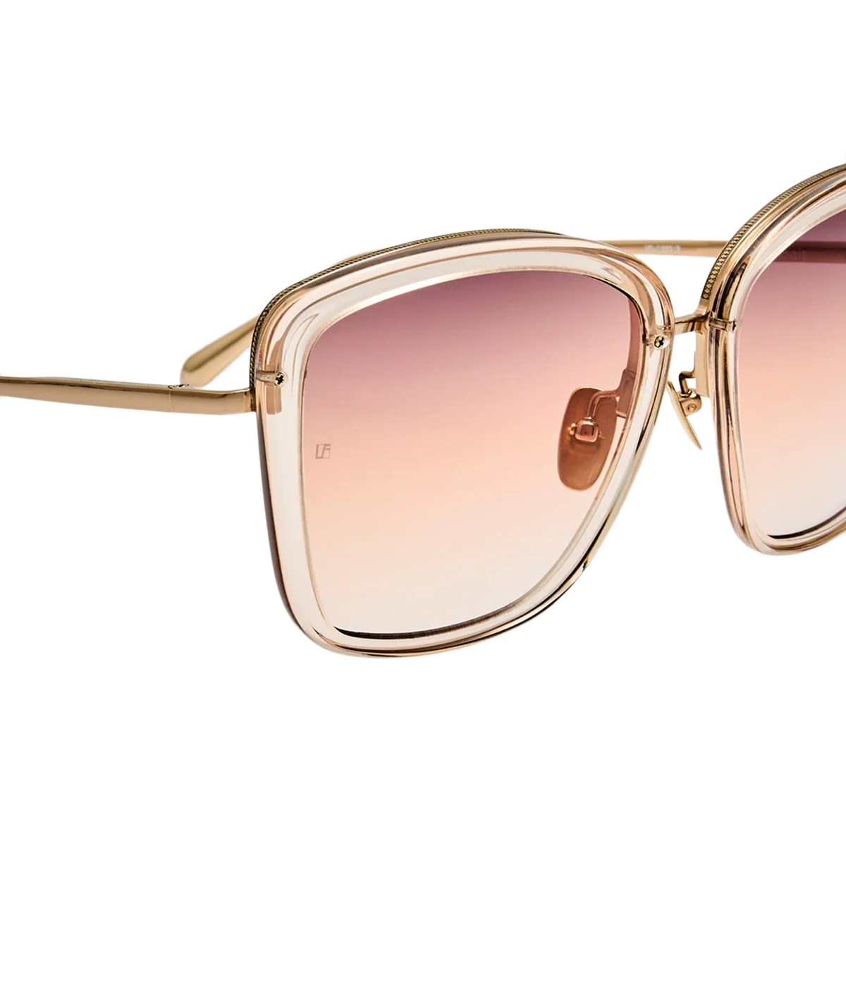 Anais Sunglass in LIGHT GOLD/ ASH GRAD