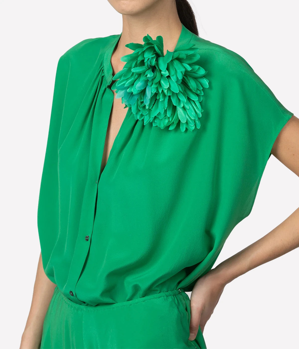 Hexham Blouse In Green
