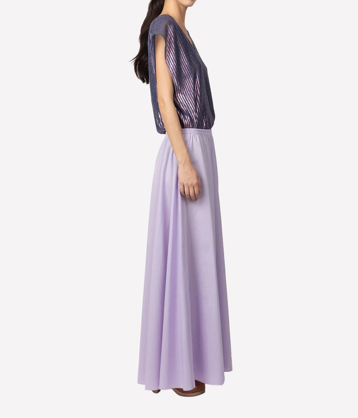Castleton Top In Blue & Pink
