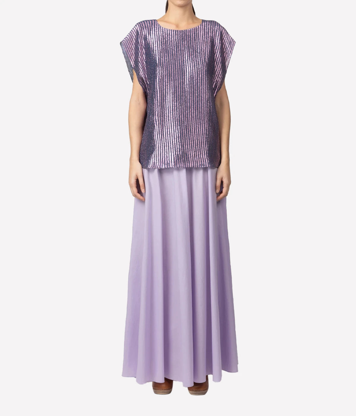 Castleton Top In Blue & Pink