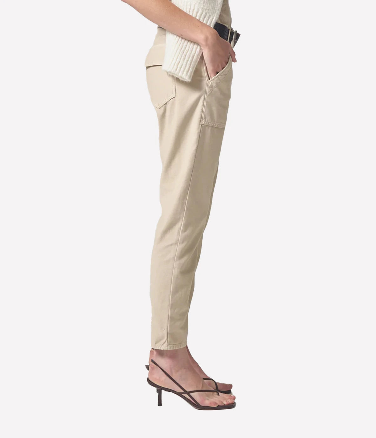 *FINAL SALE* Leah Cargo Jean in Taos Sand