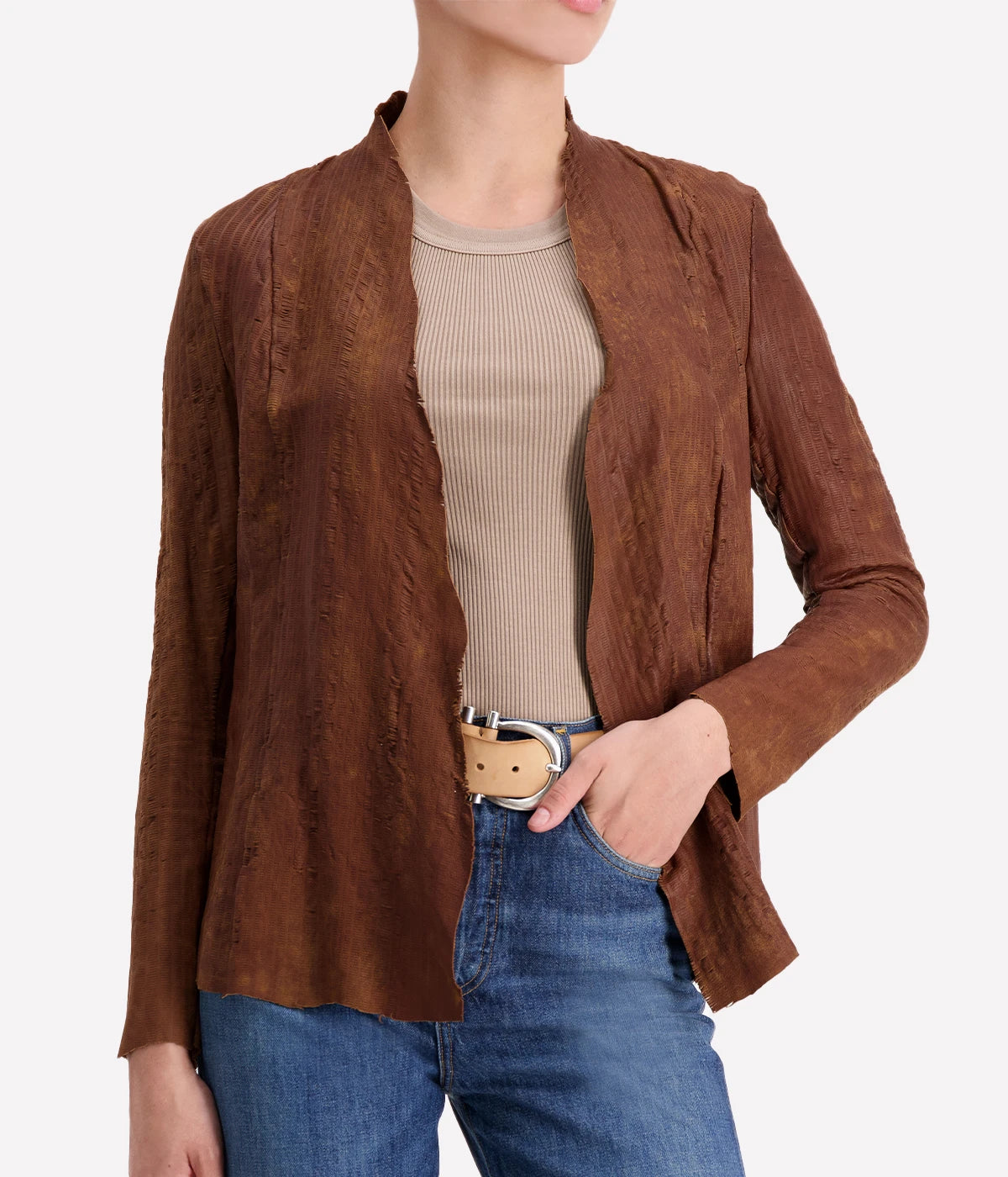 *FINAL SALE* Leather Jacket in Vimi Leather