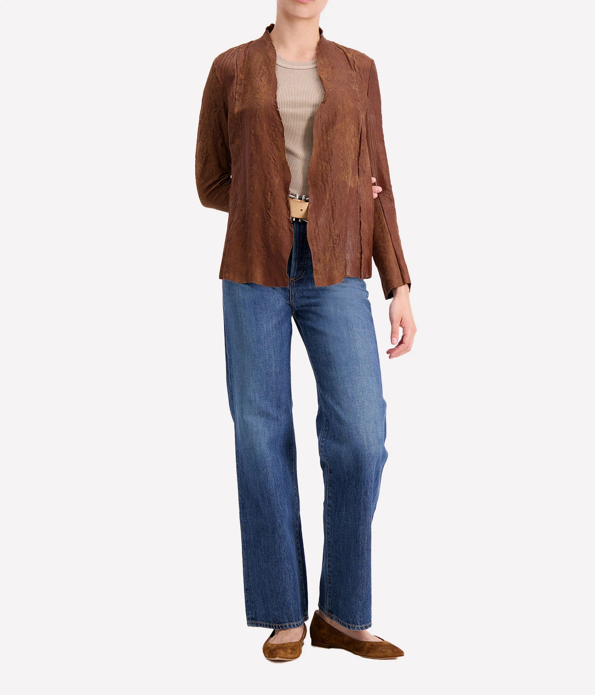 *FINAL SALE* Leather Jacket in Vimi Leather