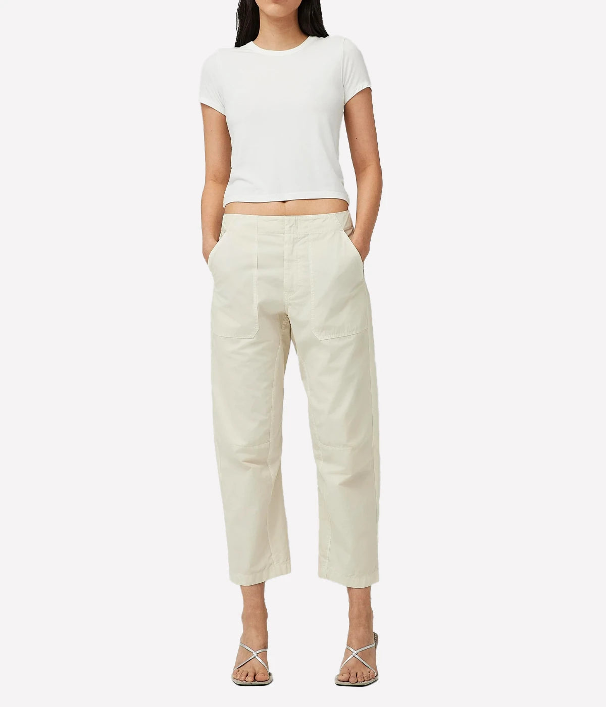 Leyton Workwear Pant in Ivory