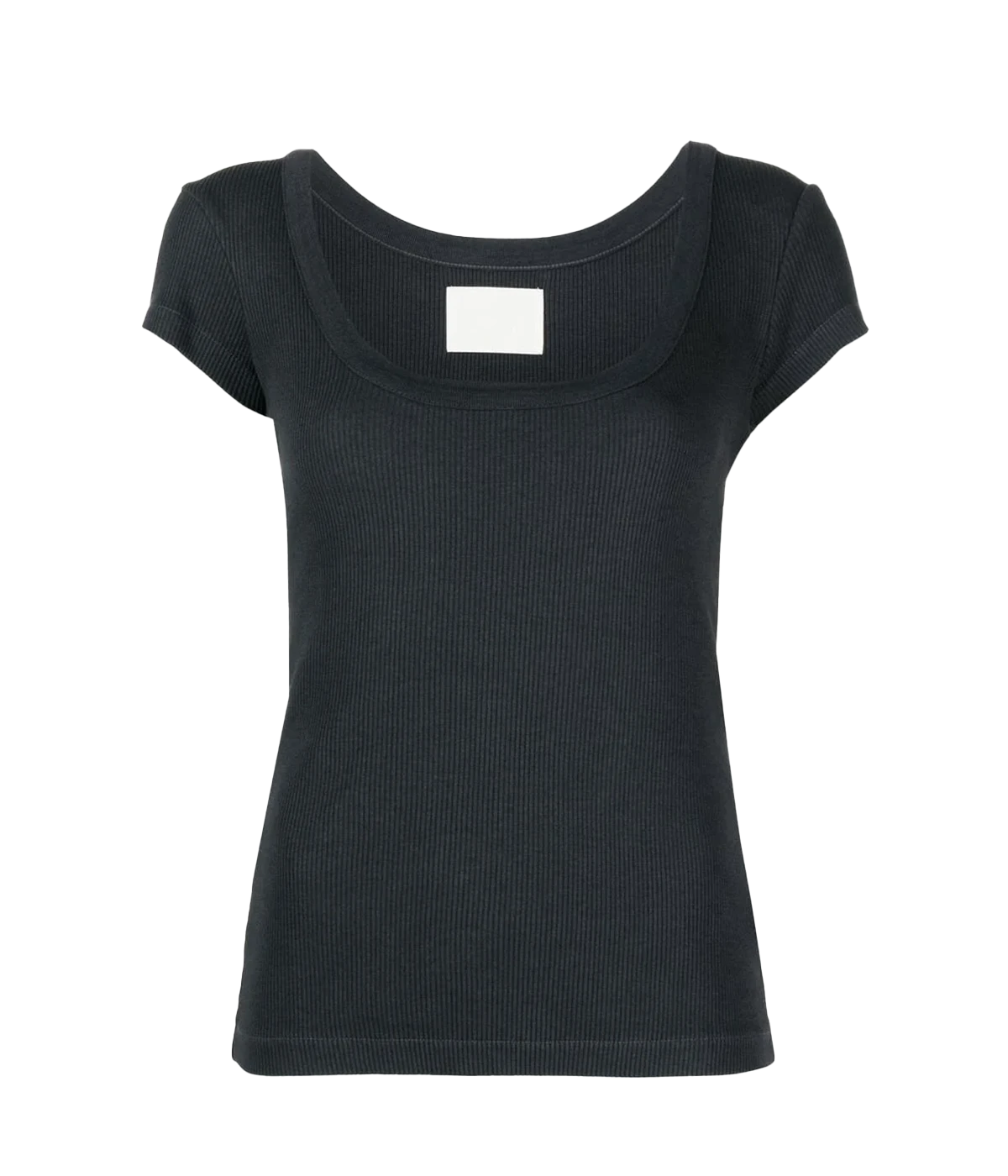 *FINAL SALE* Lima Scoop Neck Top in Charcoal
