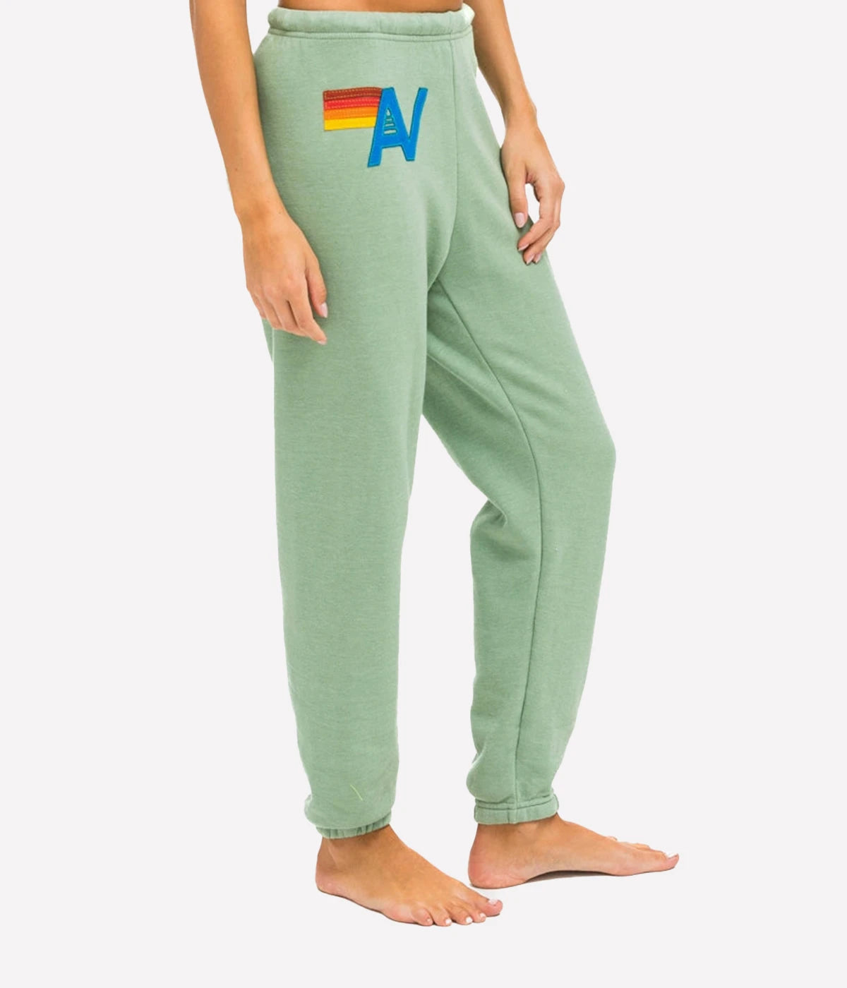 Logo Sweatpant in Sage