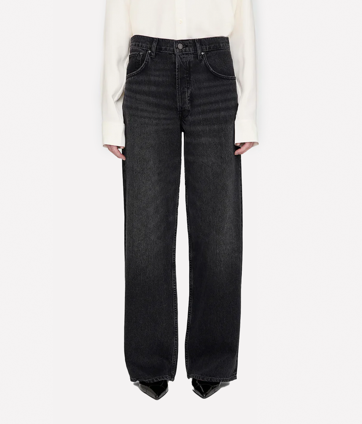 *FINAL SALE* Manon Jean in Dark Grey