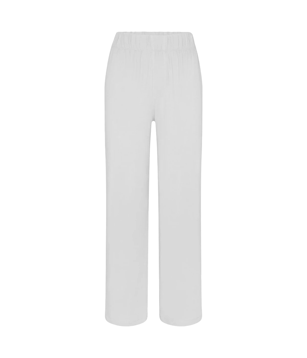 An everyday lounge pant made from 100% cotton, with elasticated waistband and flattering wide leg. Throw on and go, everyday lounge wear, comfortable, made in the USA, chic pyjamas.  