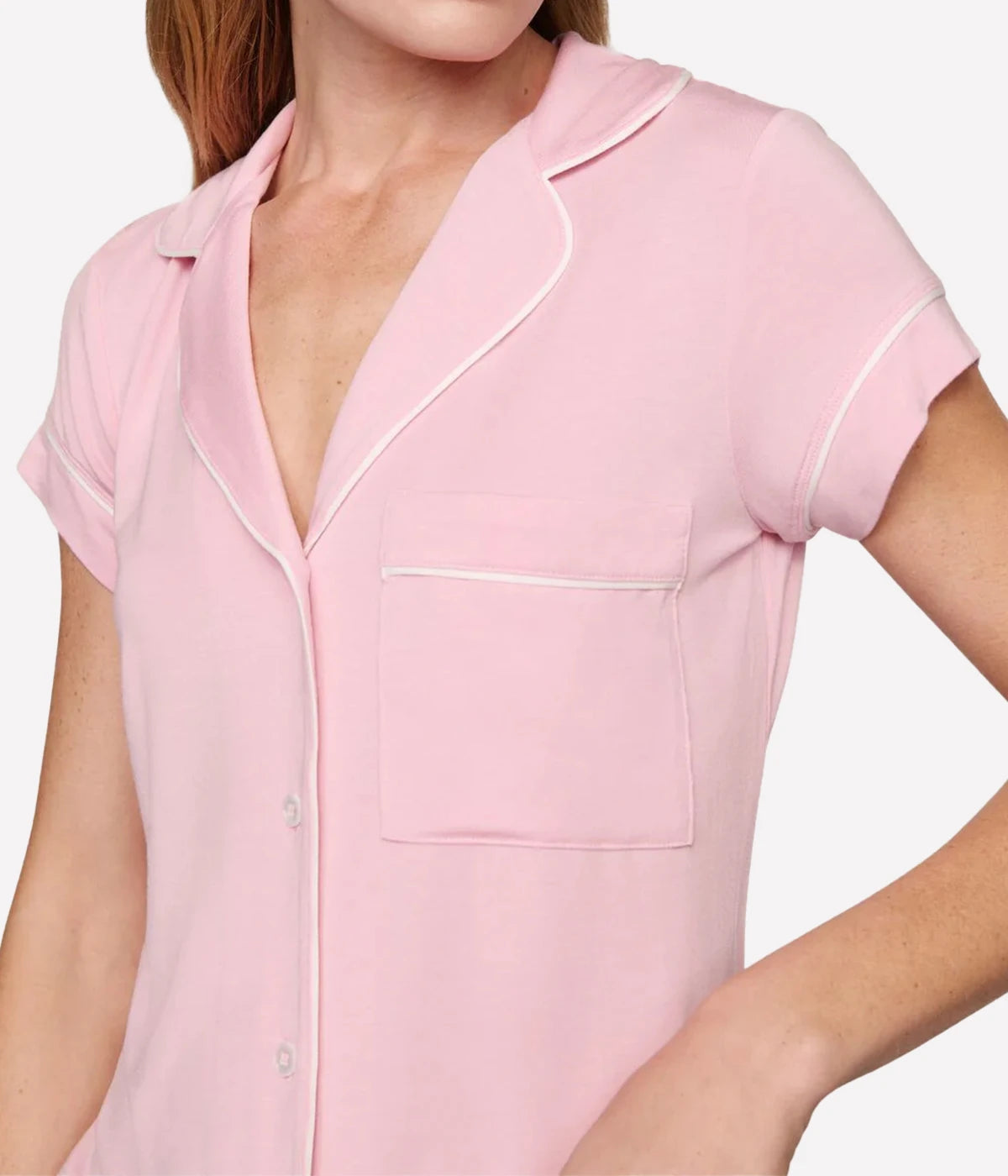 Gisele Shortie Pj Set Pajama In Pink Nectarivory