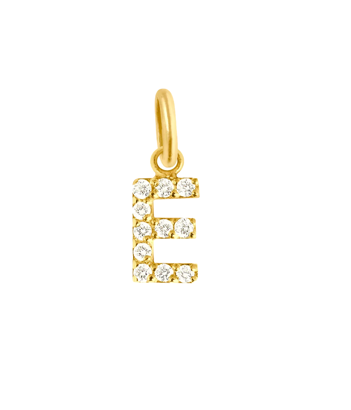 Lucky Letter Pendants in 18ct Yellow Gold & Diamonds
