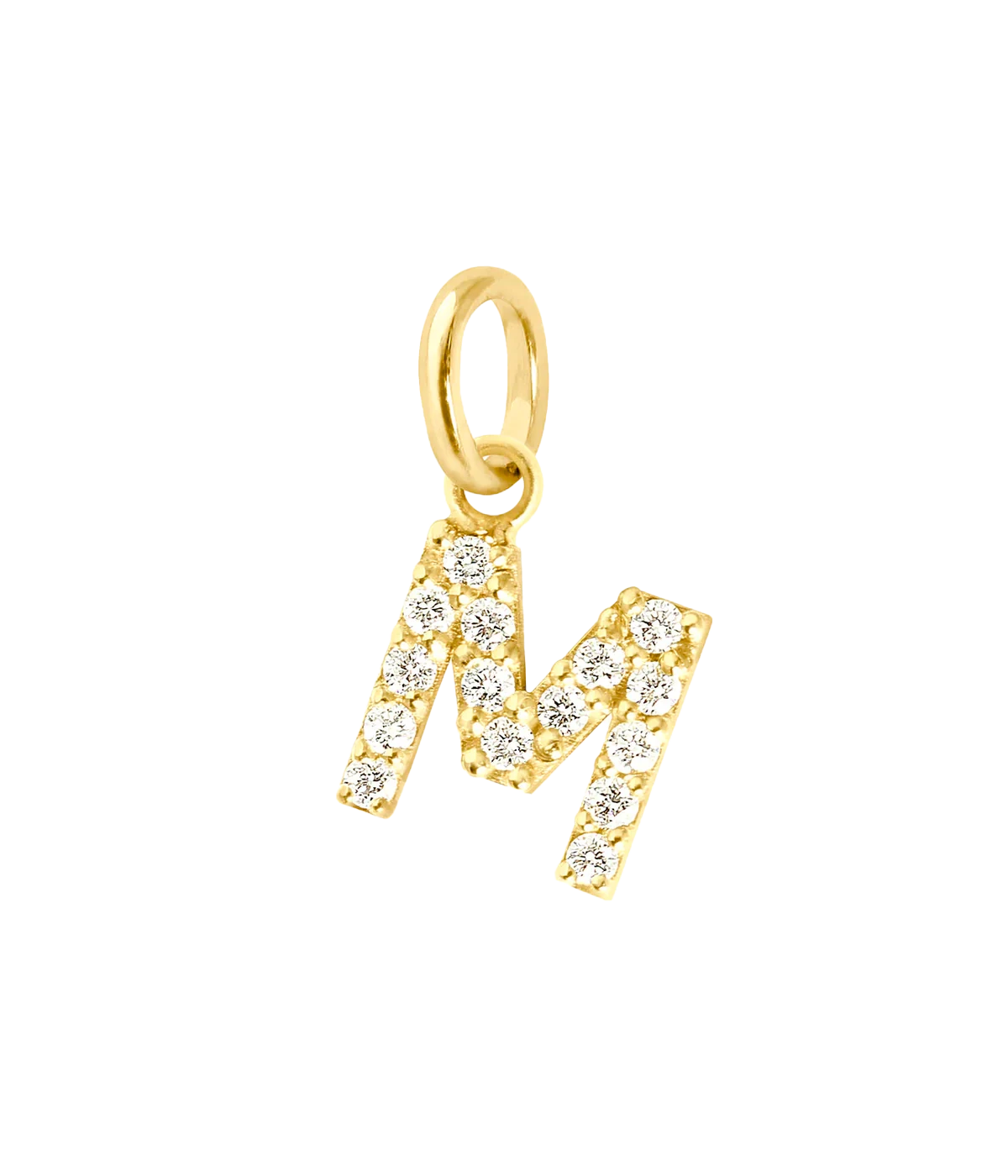 Lucky Letter Pendants in 18ct Yellow Gold & Diamonds