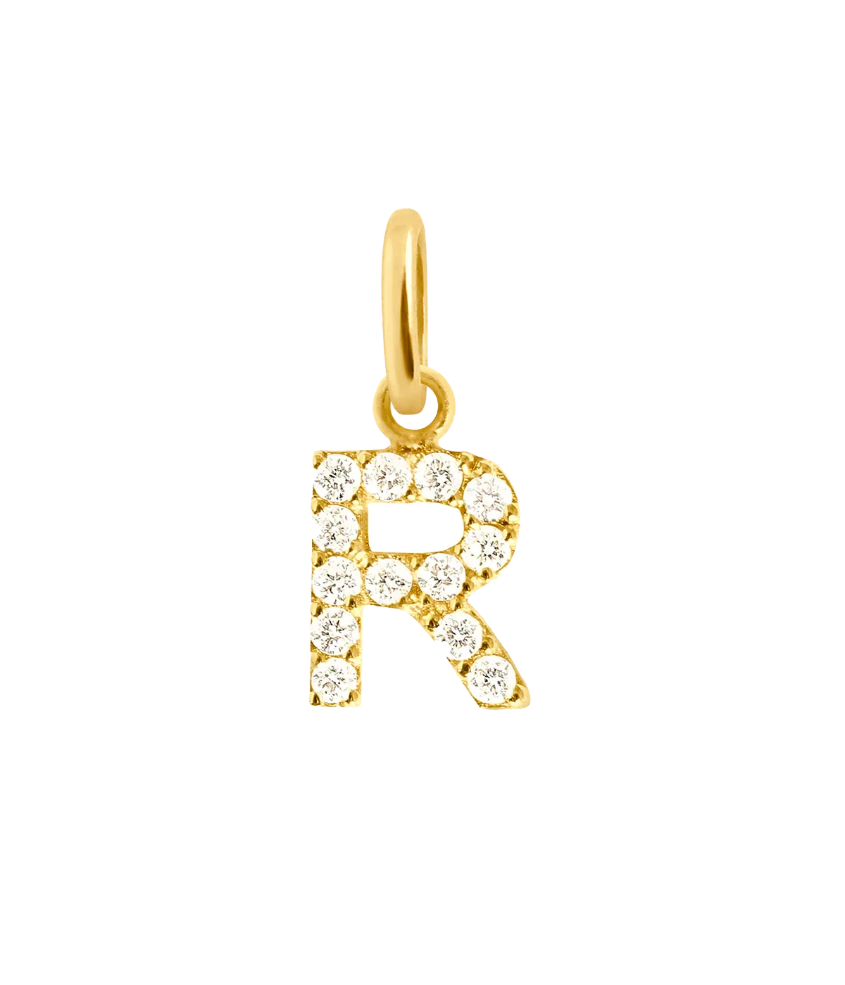 Lucky Letter Pendants in 18ct Yellow Gold & Diamonds