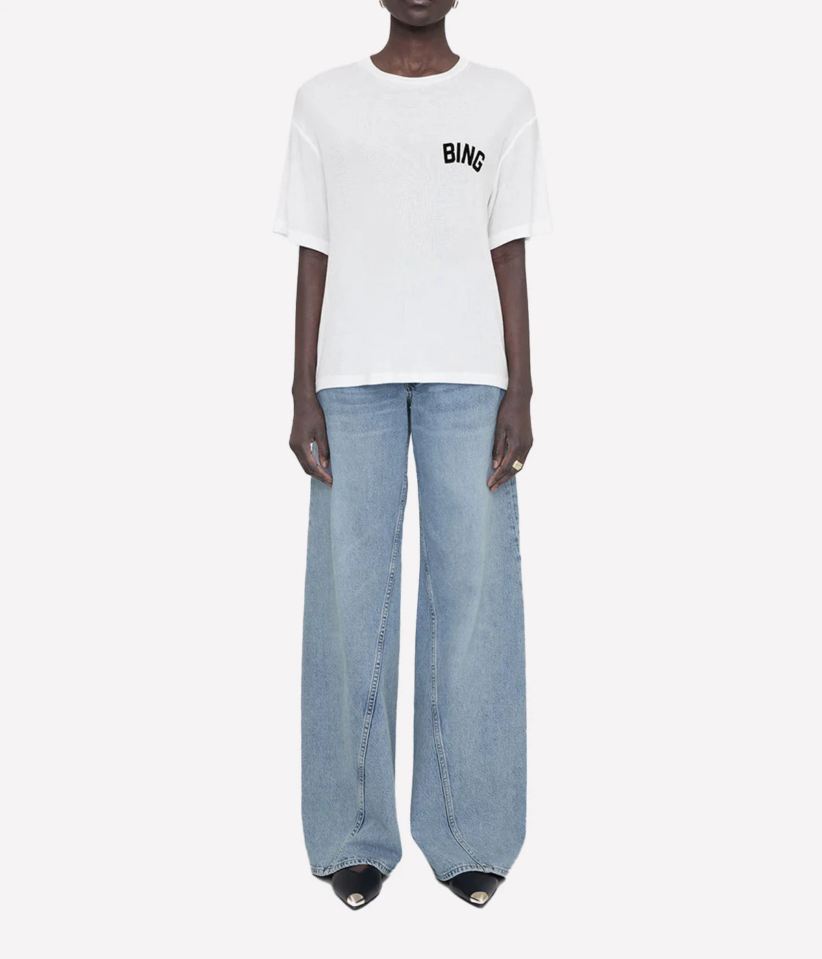 *FINAL SALE* Louis Hollywood Tee in Ivory