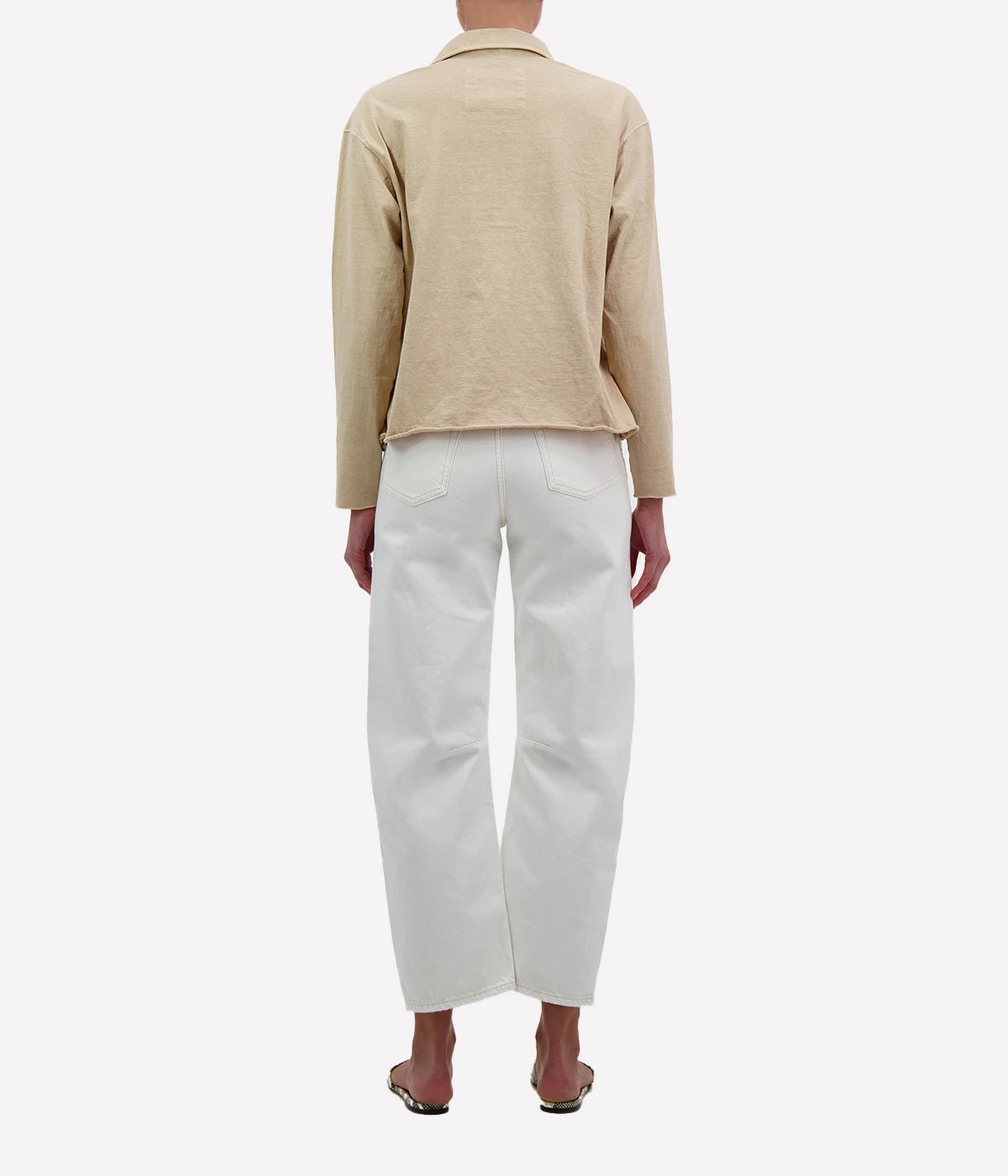 Patrick Jersey Henley in Desert