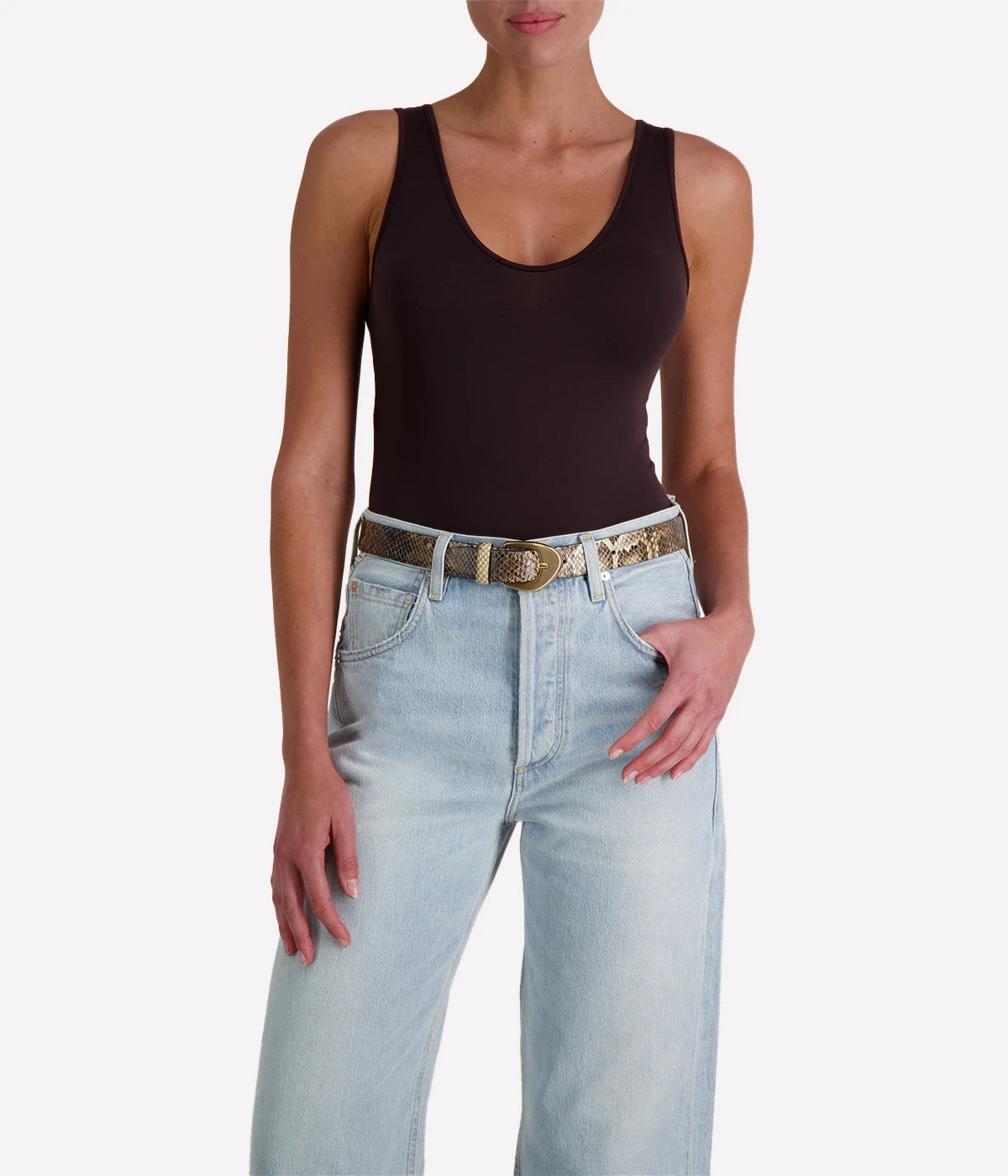 Tora Bodysuit in Chocolate