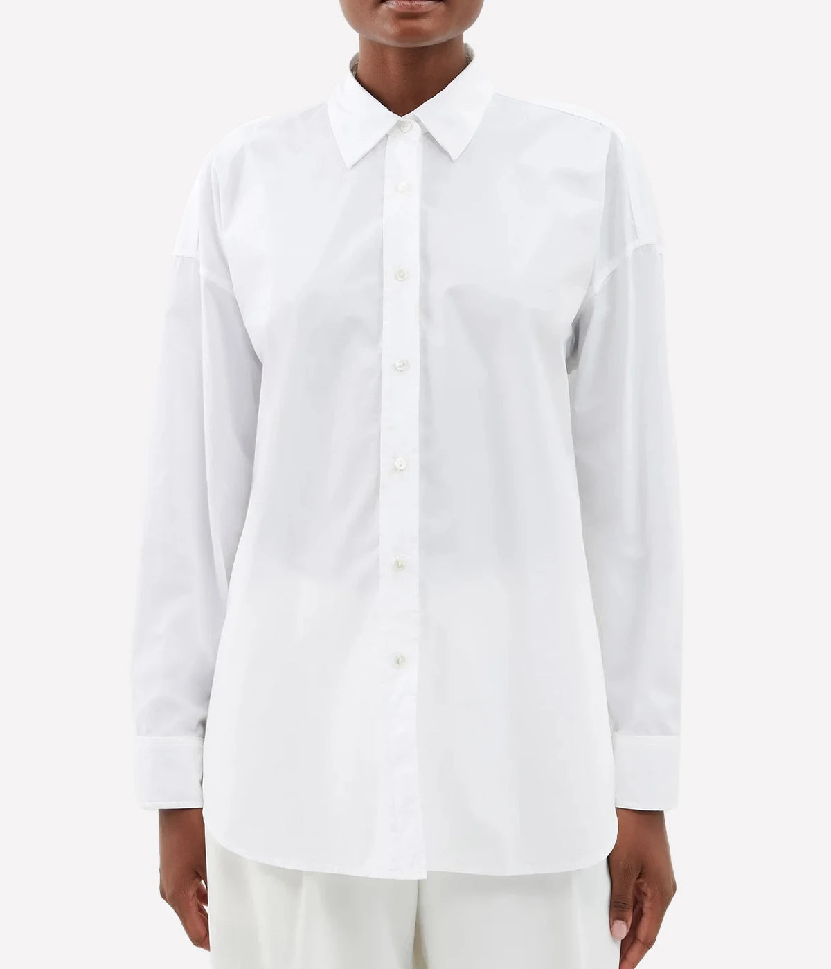 Mael Oversized Shirt in White