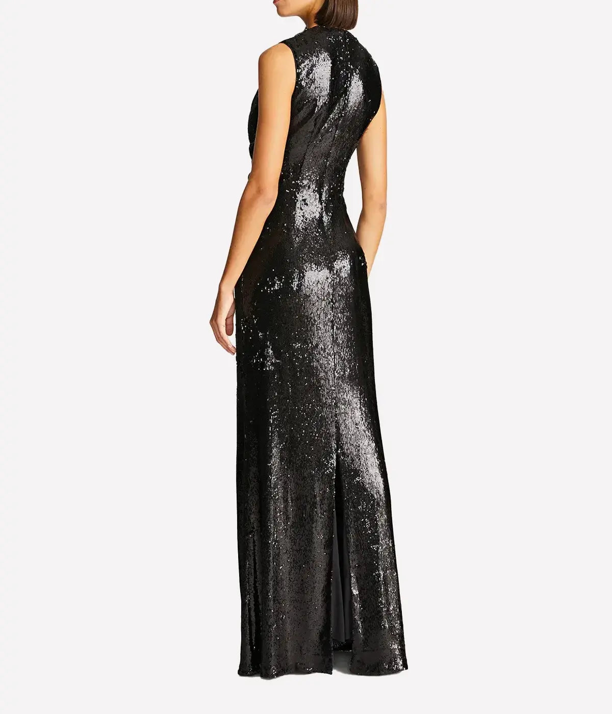 Magdalena Sequin Gown in Black