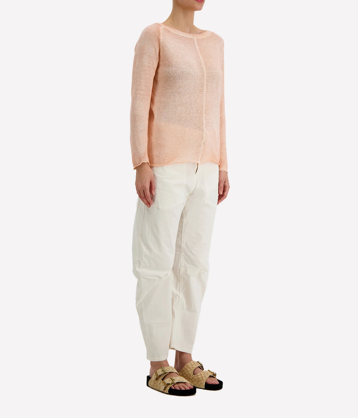 Maglia Pullover in Peach