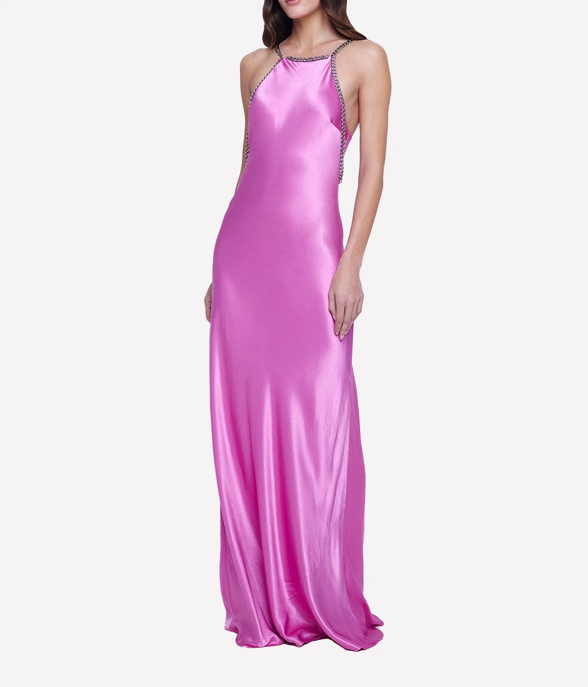 Majest Dress in Magenta Pink