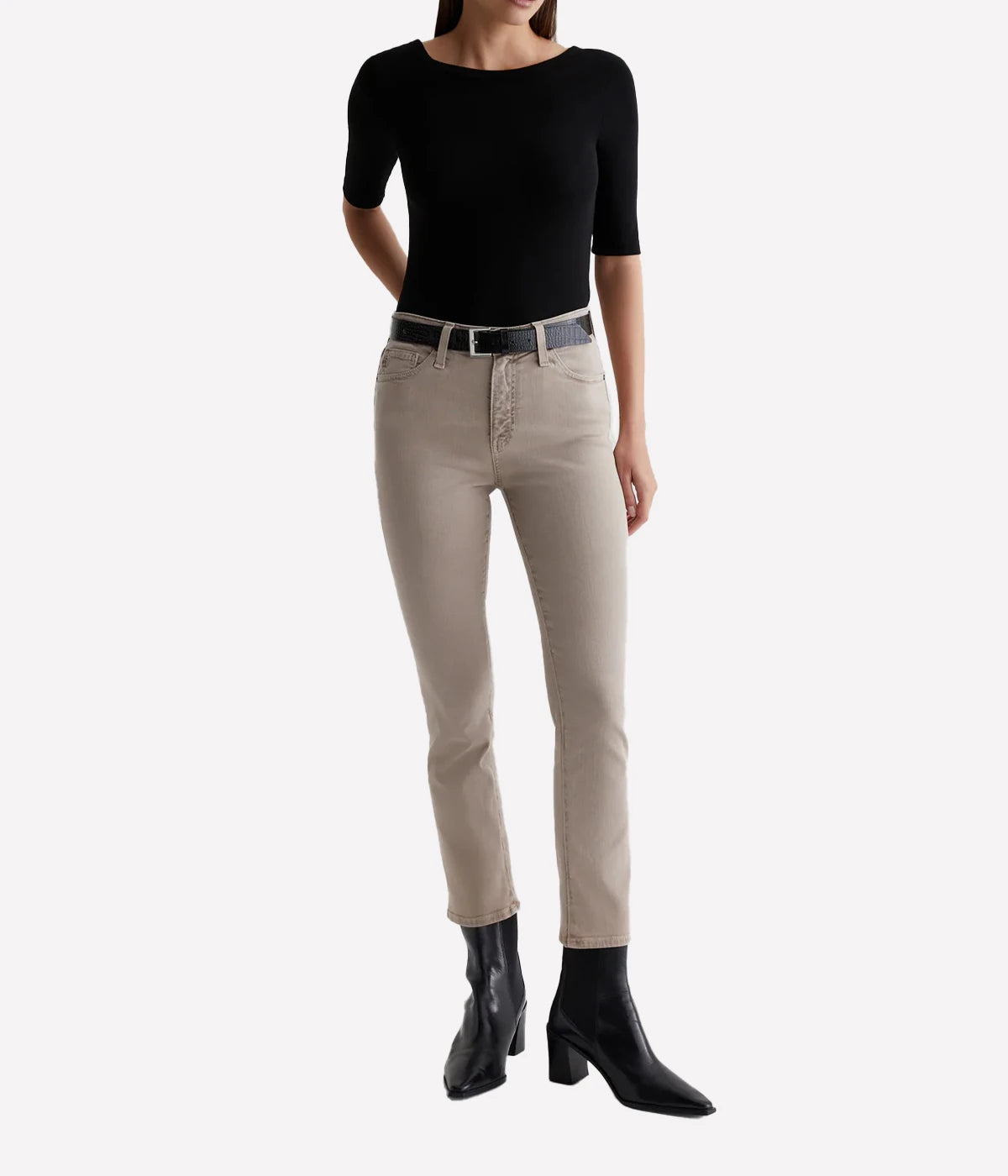 *FINAL SALE* Mari Crop in Sulfur Desert Taupe