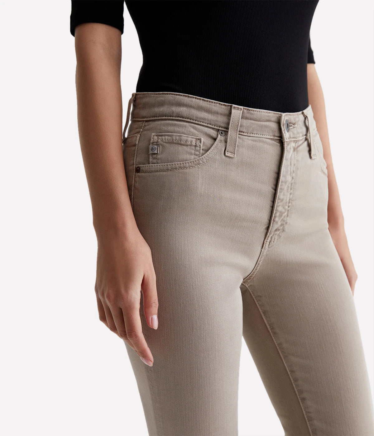 *FINAL SALE* Mari Crop in Sulfur Desert Taupe