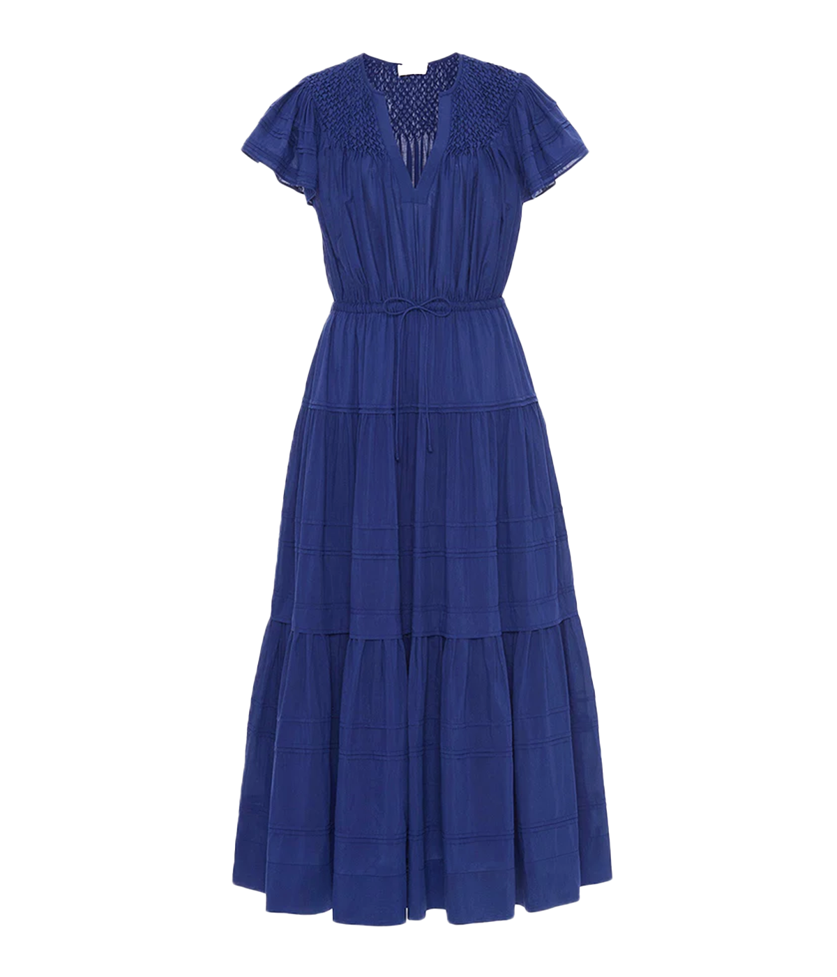 Crafted Elegance: This blue short-sleeve dress is made from a lightweight blend of cotton and silk voile, offering a soft and breathable feel.
Flattering Silhouette: Tailored into a bestselling design, it features a drawstring waist that cinches to enhance your figure, flowing into soft volumes at the hem for a beautifully feminine shape.
Versatile Wear: The combination of elegant details and relaxed fit makes it perfect for both casual outings and more elevated occasions.