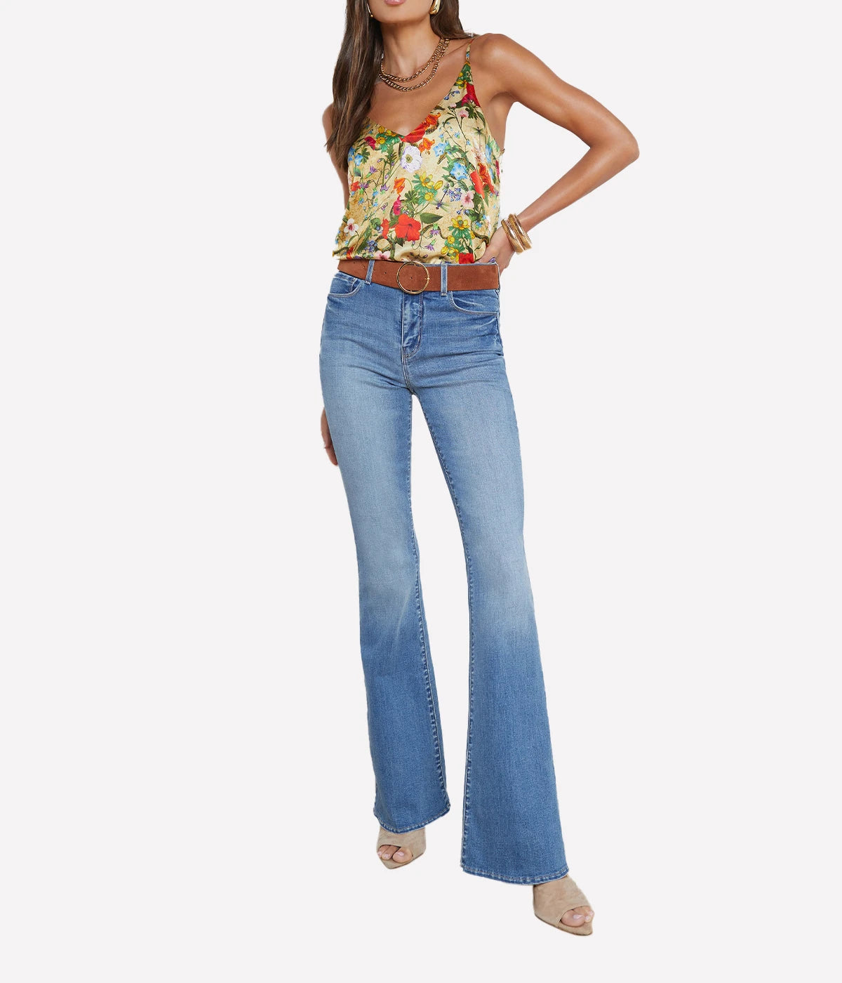 *FINAL SALE* Marty Flare in Garvey