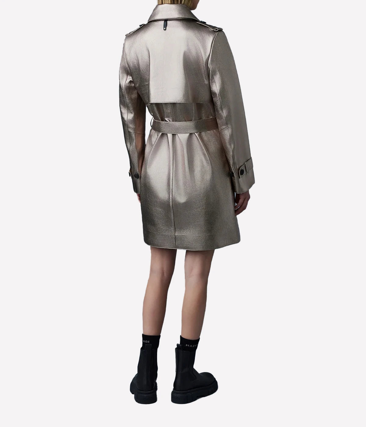 *FINAL SALE* Mely Trench Coat in Quartz