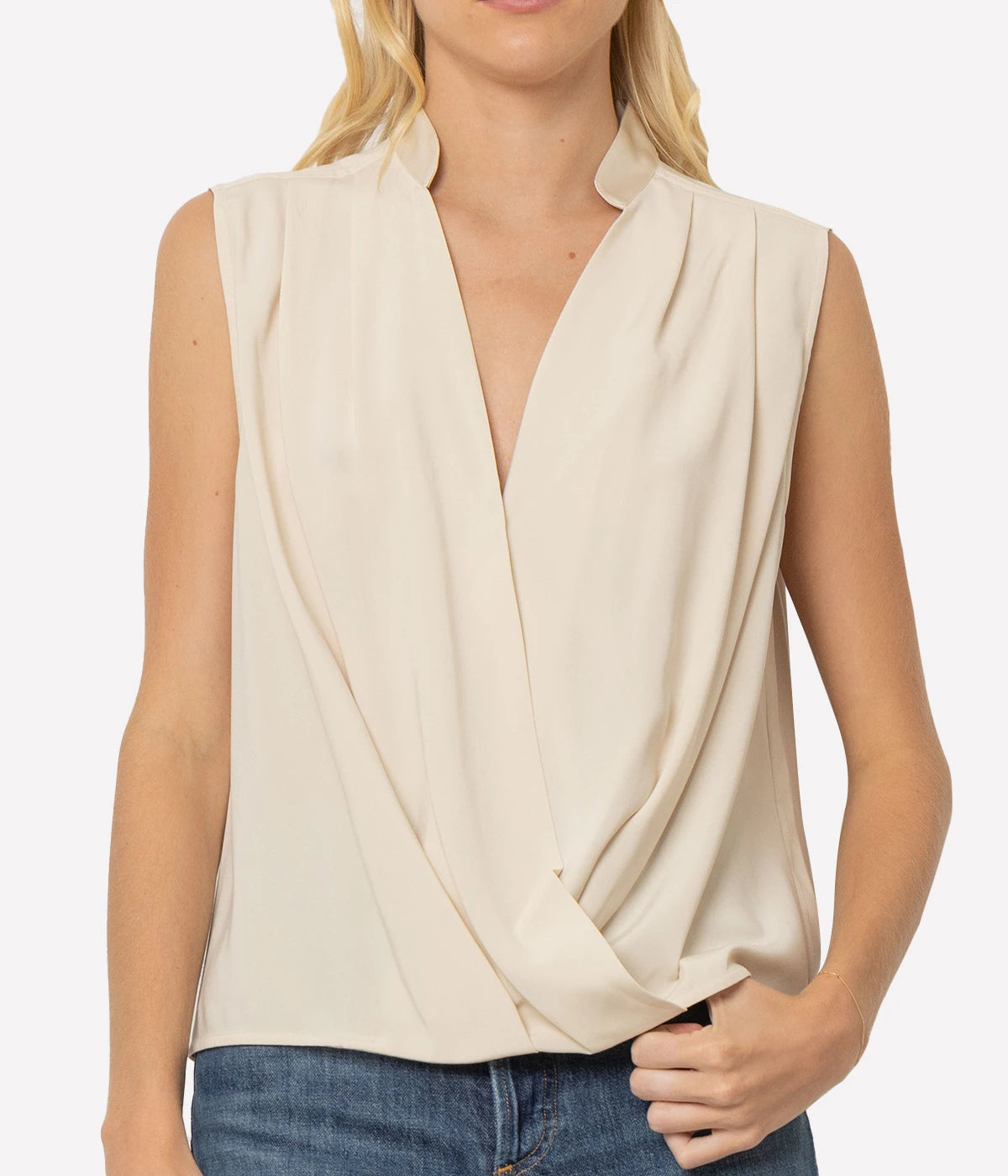 Meredith Top in Ivory