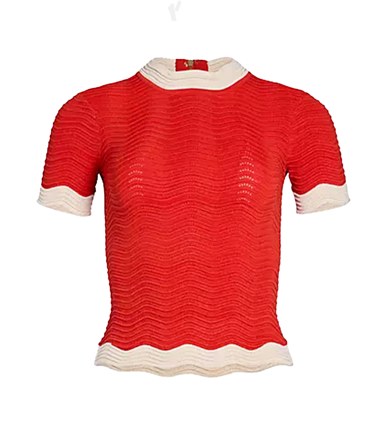 Iyla Knit Top in Metallic Geranium