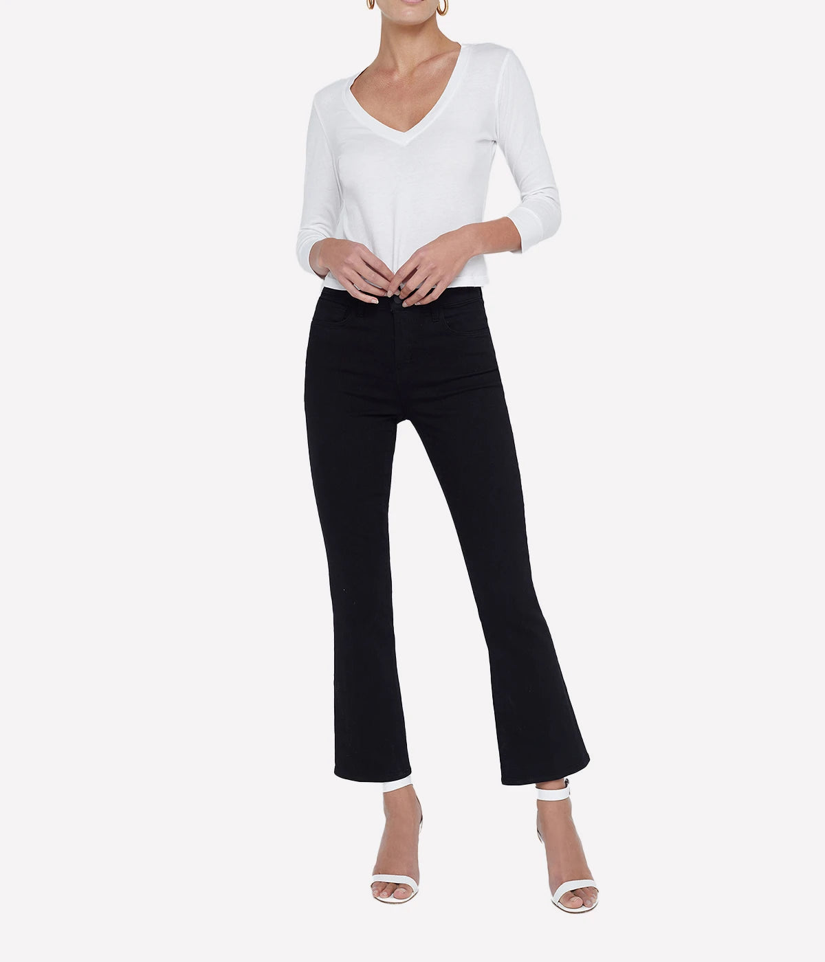 *FINAL SALE* Mira Crop Boot Jean in BLACK