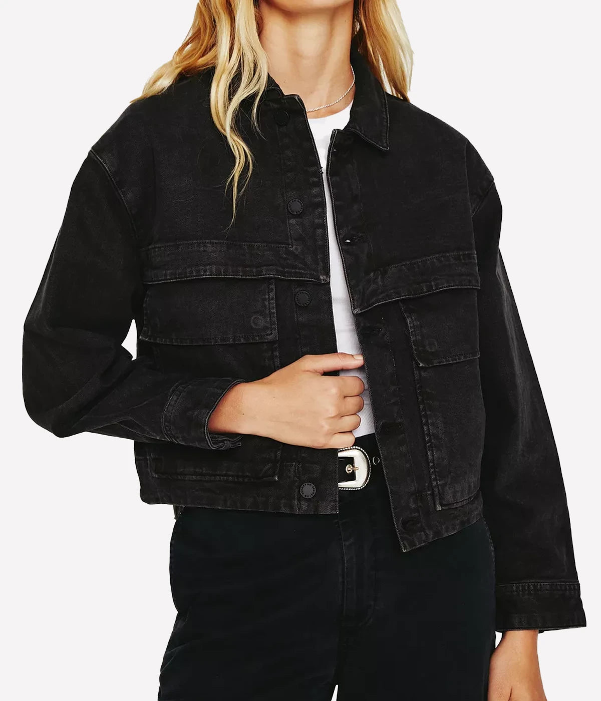 Mirah Militant Jacket in Sulfur Black