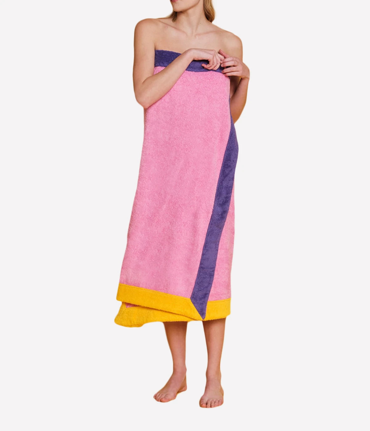 Multi Bubblegum Signature Beach Towel