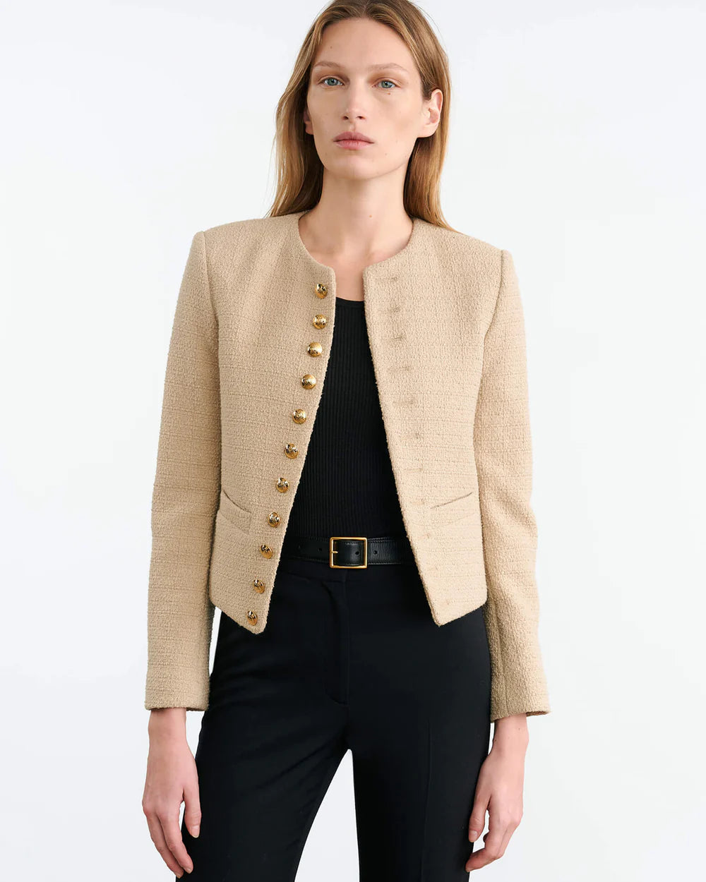Patti Short Jacket in Khaki