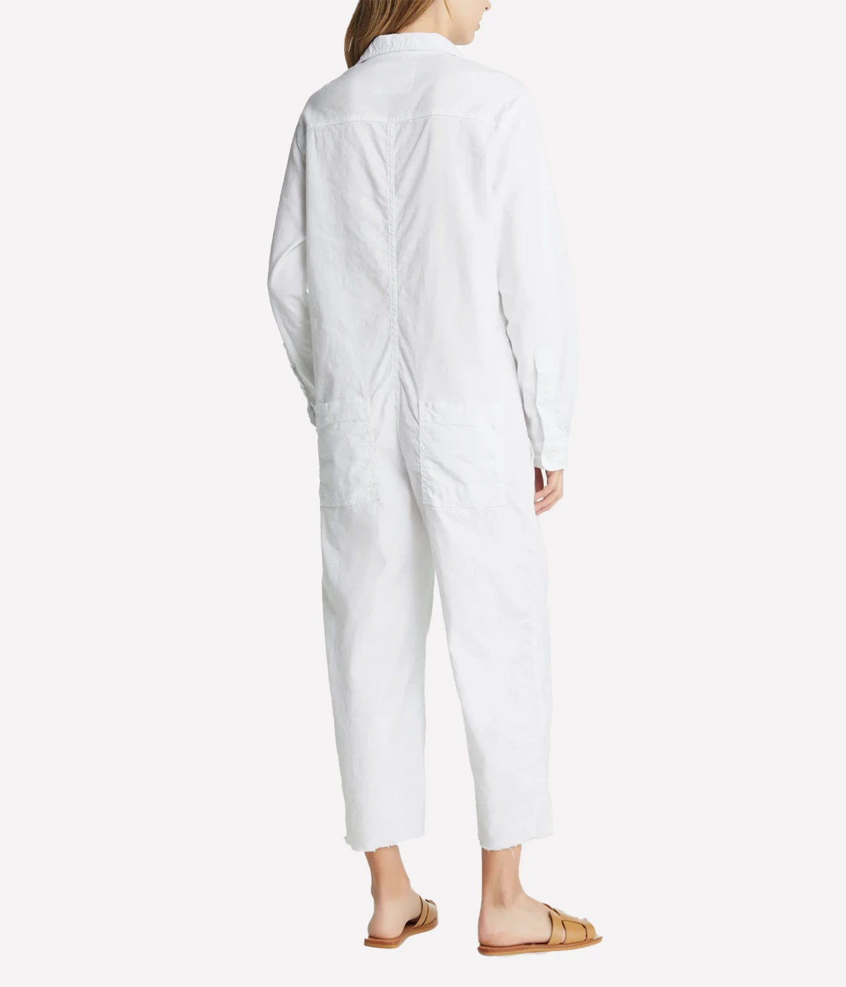 *FINAL SALE* Northern Ireland Linen Playsuit in White