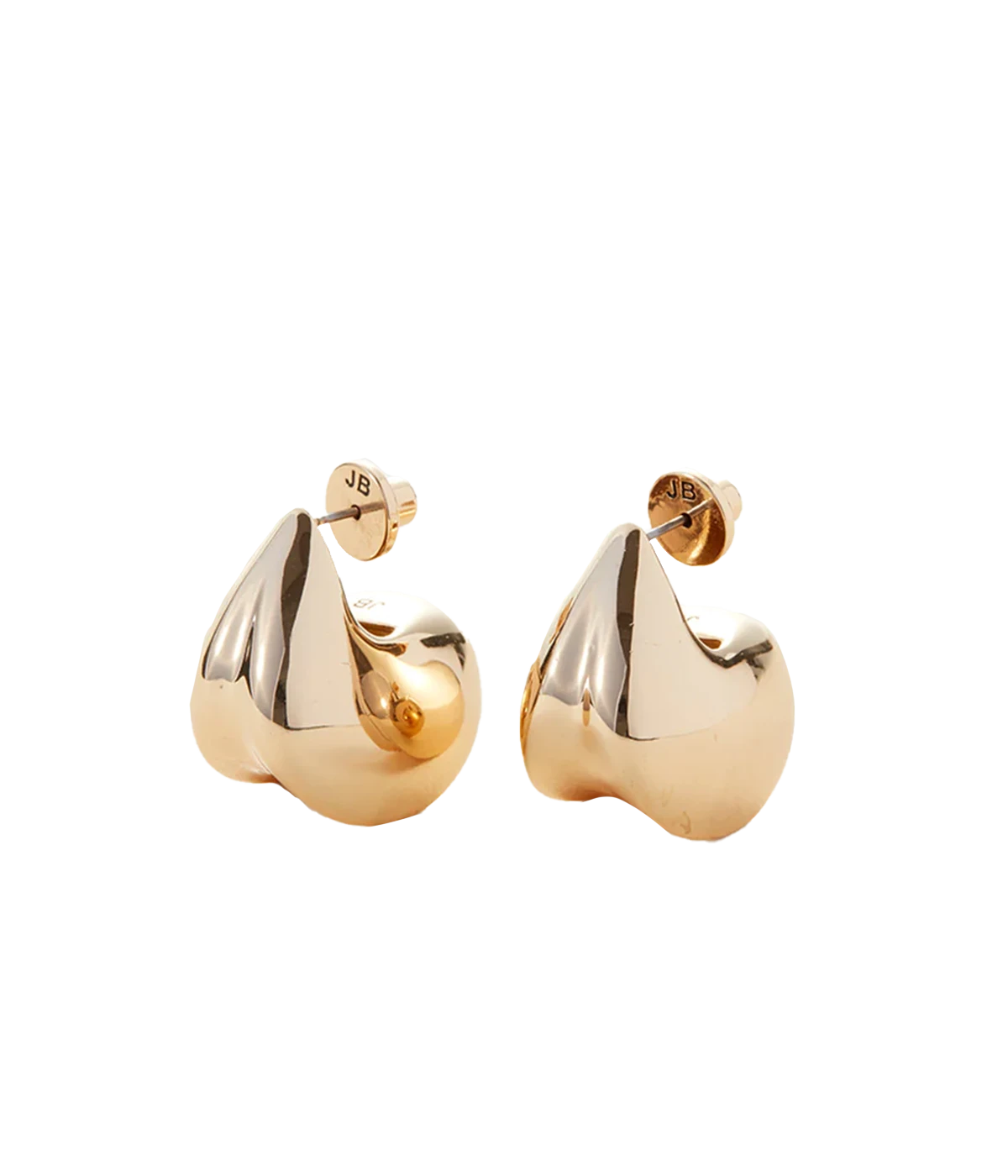 Nouveaux Puff Earrings in Gold