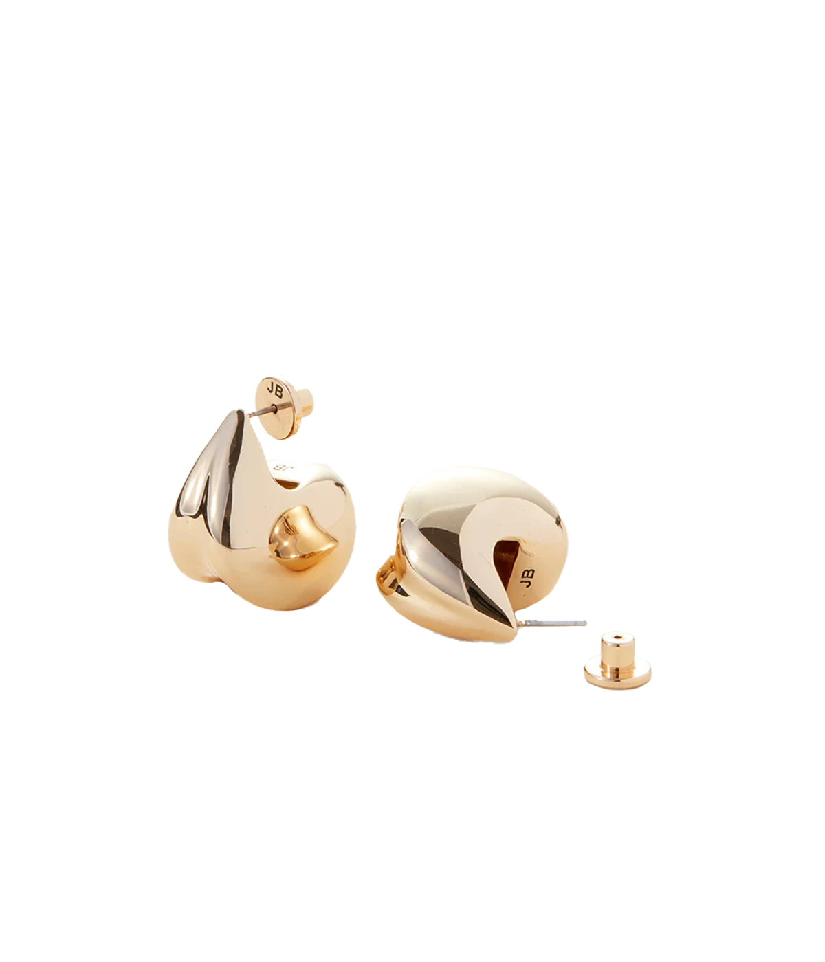 Nouveaux Puff Earrings in Gold
