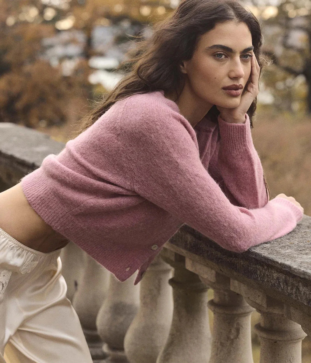 Petra Cardigan IN Rosebud