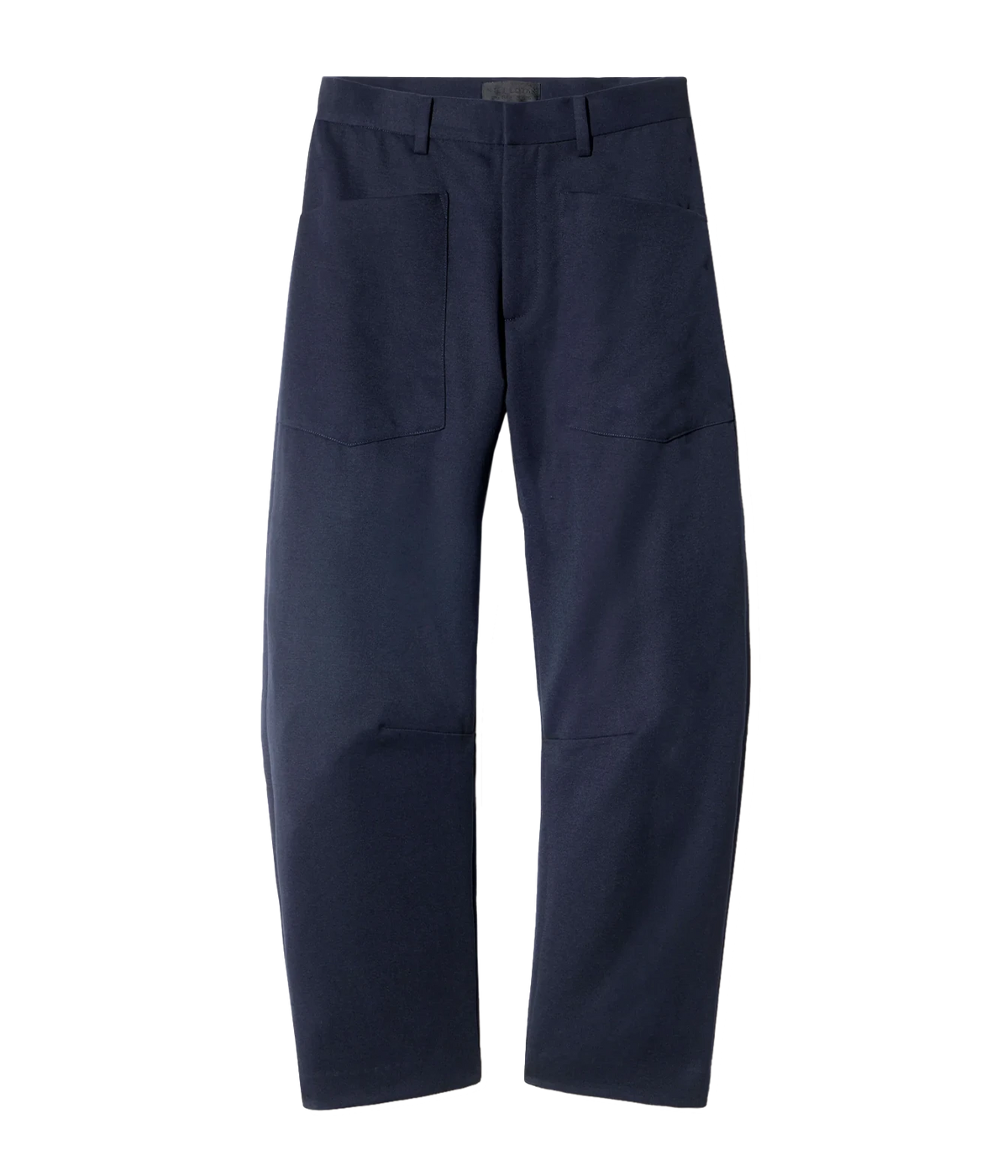 Nili Lotan Shon Wool Pant in Midnight, flatlay front view